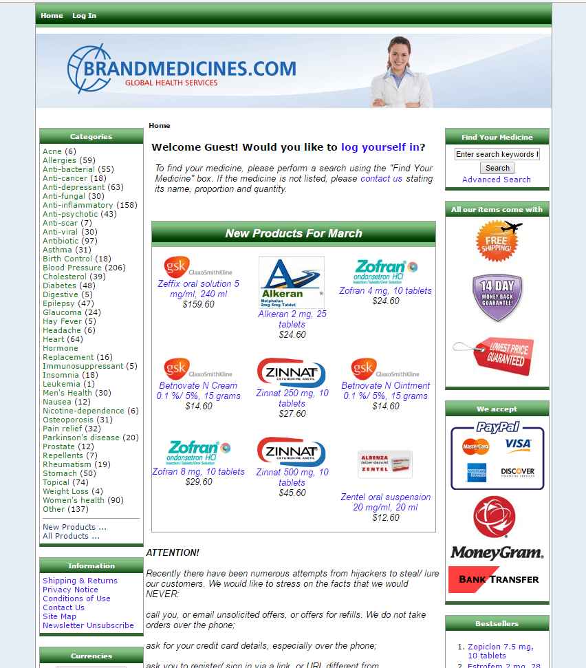 Brandmedicines.com Review – Store with Only Brand Name Medicines in ...
