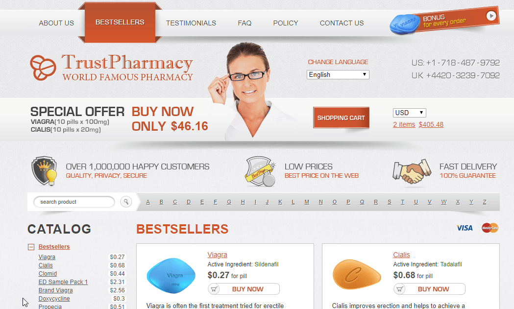 Trust Pharmacy Homepage
